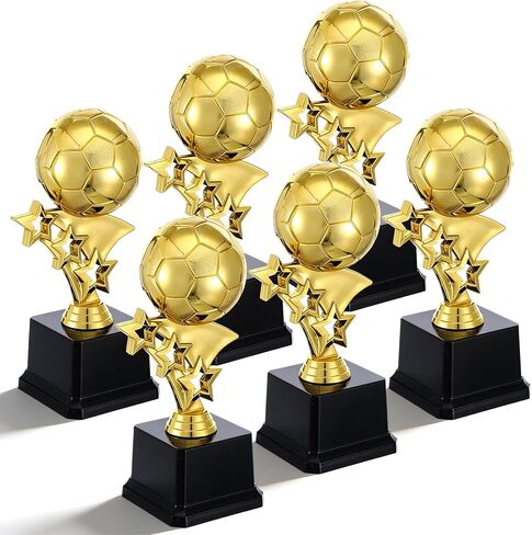 6 عبوات من جوائز كأس كرة القدم الذهبية، وجوائز كرة قدم بلاستيكية بطول 7.4 بوصة للبطولات، وجوائز الفريق، وتكريم أفضل لاعب، واحتفالات المسابقات الرياضية in Kuwait