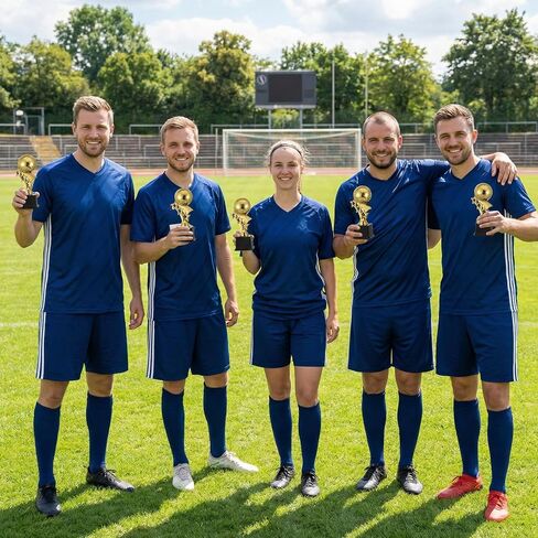 6 عبوات من جوائز كأس كرة القدم الذهبية، وجوائز كرة قدم بلاستيكية بطول 7.4 بوصة للبطولات، وجوائز الفريق، وتكريم أفضل لاعب، واحتفالات المسابقات الرياضية in Kuwait