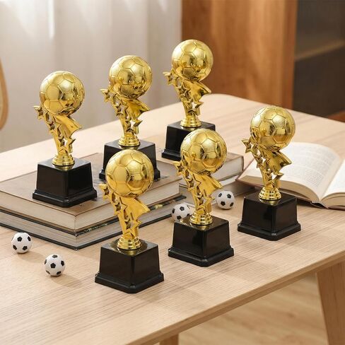 6 عبوات من جوائز كأس كرة القدم الذهبية، وجوائز كرة قدم بلاستيكية بطول 7.4 بوصة للبطولات، وجوائز الفريق، وتكريم أفضل لاعب، واحتفالات المسابقات الرياضية in Kuwait