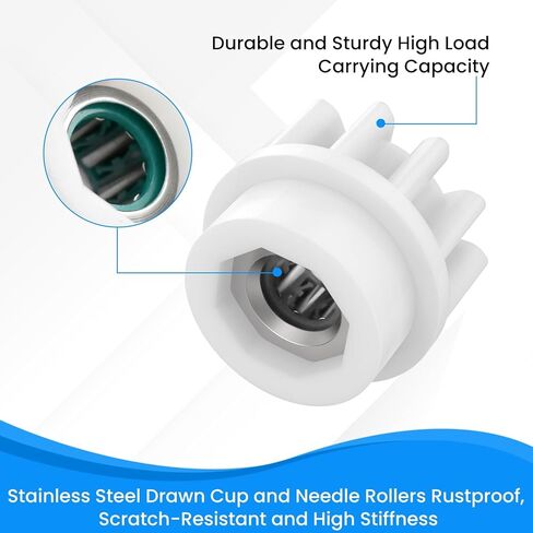 SDTC Tech 2 Pcs Easy Mop Pedal Broom Spin Replacement, One Way Clutch Bearing Repair, Spin Mop Bucket Gear Replacement, Mop Bucket Bearing Compatible with Oce DAR, Vi LIDA in Saudi Arabia