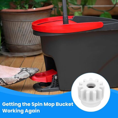 SDTC Tech 2 Pcs Easy Mop Pedal Broom Spin Replacement, One Way Clutch Bearing Repair, Spin Mop Bucket Gear Replacement, Mop Bucket Bearing Compatible with Oce DAR, Vi LIDA in Saudi Arabia