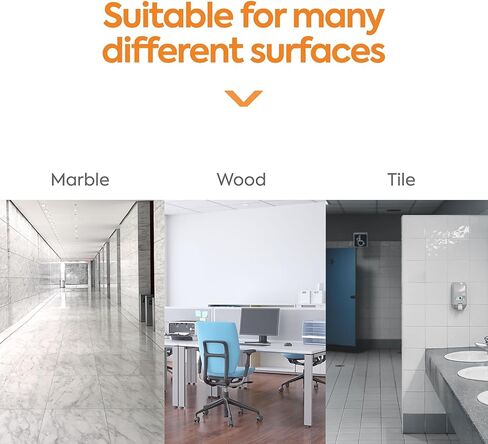 Coastwide Professional Looped-End Wet Mop Head, Medium, Recycled PET/Cotton Blend, 5" Headband, Blue in Kuwait