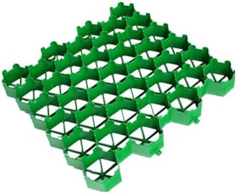 Driveway Gravel Grid Grass Mat Combo - 20 Plastic Stabilizer Grids for Walkway, Slope Landscaping & Parking Lots (5cm) - Durable, Heavy-Duty, Easy to Install in Saudi Arabia