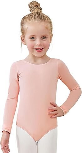 Century Star Leotard for Girls Long Sleeve -Ballet Dance Gymnastics Toddler Outfit Bodysuit Kids in Saudi Arabia