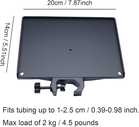 2 Pcs Microphone Stand Tray Plastic Mic Stand Shelf (Small) in Saudi Arabia