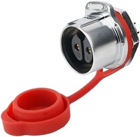 LP-24 Aviation 35A and Socket Threaded Tightening 2-core Gold-plated Male and Female Pin Industrial Connector(Single hole female seat) in Saudi Arabia