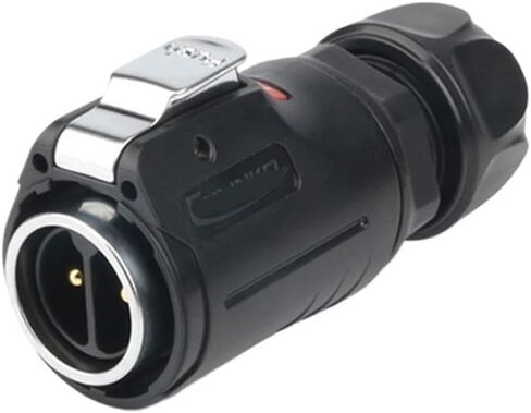 LP-24 Aviation 35A and Socket Threaded Tightening 2-core Gold-plated Male and Female Pin Industrial Connector(Single hole female seat) in Saudi Arabia