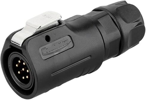 LP12 miniature aviation and socket 5 holes 8 core IP68 industrial 3A connector(Male plug) in Kuwait