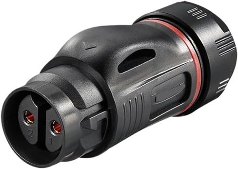 Locking wire plastic BD24 2-core industrial equipment portable 25A power crimping connector aviation(Plastic flange female seat) in Saudi Arabia