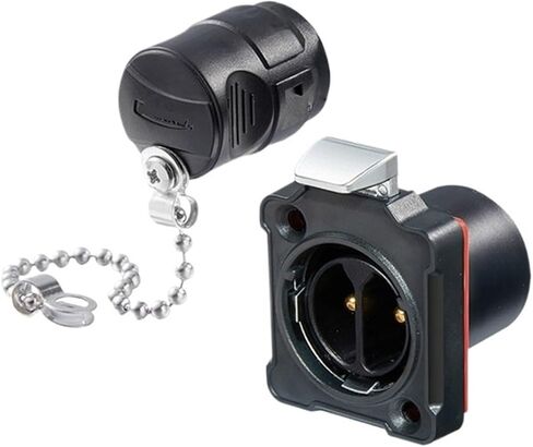 Locking wire plastic BD24 2-core industrial equipment portable 25A power crimping connector aviation(Plastic flange female seat) in Saudi Arabia