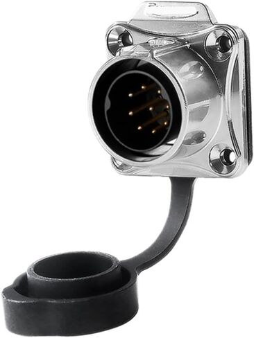 LP-20 aviation socket 9-pin four-hole flange reverse mount with fence female male connector(Flange reverse installation) in Kuwait