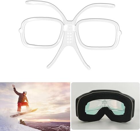 نظارات التزلج وصفة طبية إدراج محول كليب 140 مللي متر قابل للتعديل للتزلج على الجليد نظارات الرياضة نظارات التزلج اكسسوارات in Kuwait
