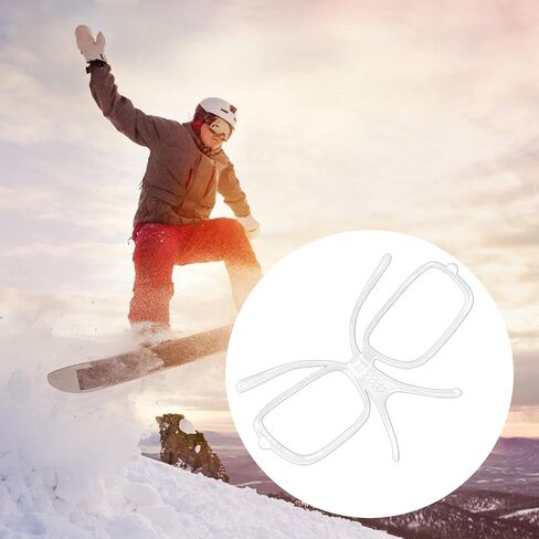 نظارات التزلج وصفة طبية إدراج محول كليب 140 مللي متر قابل للتعديل للتزلج على الجليد نظارات الرياضة نظارات التزلج اكسسوارات in Kuwait