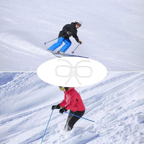 نظارات التزلج وصفة طبية إدراج محول كليب 140 مللي متر قابل للتعديل للتزلج على الجليد نظارات الرياضة نظارات التزلج اكسسوارات in Kuwait