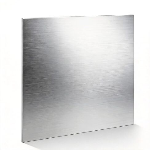 Aluminum Sheet Metal 4 PCS 8 x 8 Inch Thickness Metal Plate Covered with Protective Film, 1/17inch(1.5mm) Sheet Plate Flat Stock, Finely Polished and Deburred in Kuwait