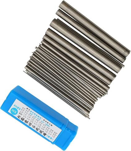 مجموعة قضبان تغليف الأسلاك المصنوعة من الفولاذ المقاوم للصدأ من SUNGOOYUE لصنع المجوهرات مع صندوق تخزين، وقضبان معدنية متينة للحرف اليدوية والمشروعات اليدوية in Kuwait