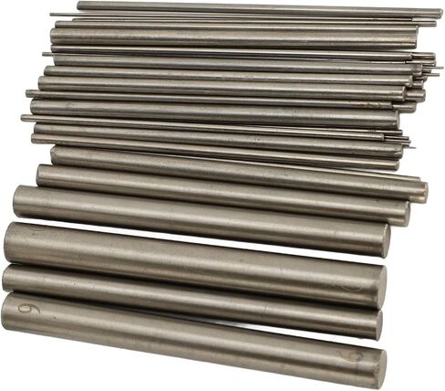 مجموعة قضبان تغليف الأسلاك المصنوعة من الفولاذ المقاوم للصدأ من SUNGOOYUE لصنع المجوهرات مع صندوق تخزين، وقضبان معدنية متينة للحرف اليدوية والمشروعات اليدوية in Kuwait