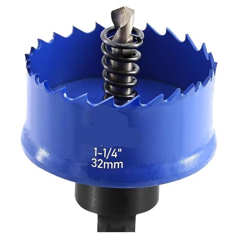 ثقب المنشار ثنائي المعدن خطوة فتاحة للحديد الصلب لوحة النحاس الألومنيوم لوح خشبي ثقب البلاستيك الحفر الأساسية بت (ضياء 25 مللي متر) in Kuwait