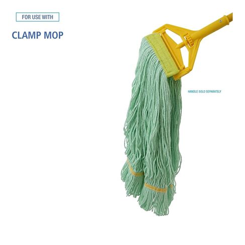 Boardwalk BWK1200LCT EcoMop Recycled Fiber Looped-End Mop Heads - Large, Green (12/Carton) in Saudi Arabia