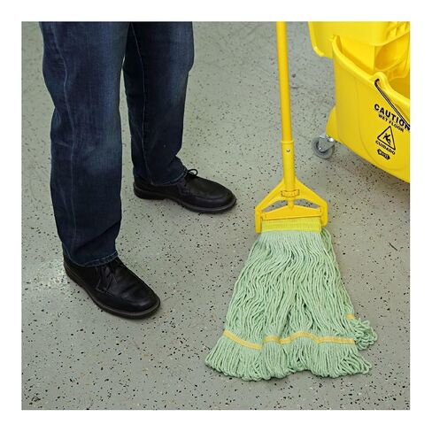 Boardwalk BWK1200LCT EcoMop Recycled Fiber Looped-End Mop Heads - Large, Green (12/Carton) in Saudi Arabia