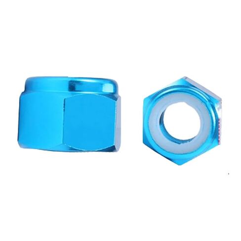 10-20Pcs Anodized Colourful Aluminum Flange Hand Tighten Lock Nut M2 M2.5 M3 M4 M5 Hardware Nut(Pink,M3 (20pcs)) in Kuwait