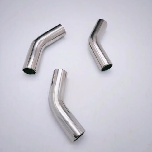 16/25/38/51/63/76 مللي متر الأنابيب القطر الخارجي بعقب لحام 45 درجة الكوع 304 تركيب أنابيب الفولاذ المقاوم للصدأ (38 مللي متر × 1.5 مللي متر) in Kuwait