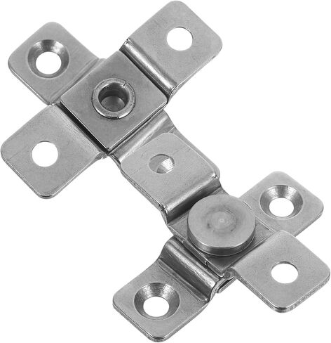 Yardwe 2pcs Stainless Steel Buffer Damping Hidden Door Pivot Hinges 2 Newton Meter Torque Cabinet Lid Hinge for Furniture Folding and Kitchen Door Rotation in Saudi Arabia