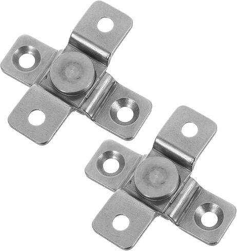 SEWACC 2pcs Stainless Steel Damping Hinges 2 Newton Meter Torque Positioning Hidden Pivot Door Hinges for Cabinets Windows Wardrobes Industrial Hardware in Saudi Arabia