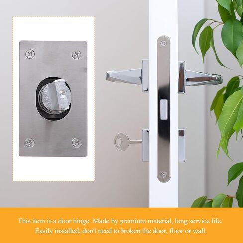 BESTYASH Stainless Steel Pivot Hinge 360 Degree Revolving Door Shaft Heavy Duty Wood Door Hinge for Industrial and Cabinet Use in Kuwait