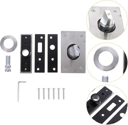 LIFKOME Durable Metal Full Rotation Door Pivot Hinge for Wood Doors Suitable for Heavy-Duty Use in Saudi Arabia