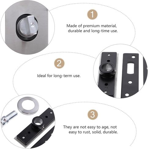 LIFKOME Durable Metal Full Rotation Door Pivot Hinge for Wood Doors Suitable for Heavy-Duty Use in Saudi Arabia
