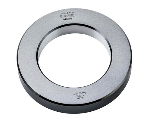 Mitutoyo 177-297 Setting Ring, 4" Size, 0.98" Width, 6.3" Outside Diameter, +/-0.00008" Accuracy in Saudi Arabia