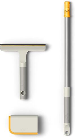 Joseph Joseph CleanTech 3pc Pet Hair Cleaning Tool Set, Manual Rake for Carpet, Upholstery & Furniture with Extension Pole in Kuwait