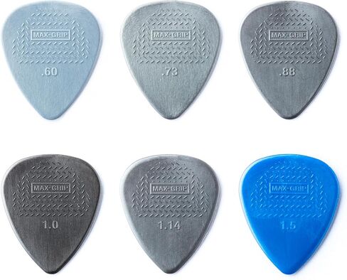 حزمة متنوعة من النايلون القياسي من Jim Dunlop Max-Grip® - 12 عبوة in Saudi Arabia