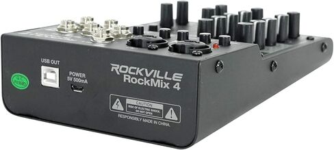Rockville RockMix 4 USB Computer Recording Interface/EQ 4-Channel Pro Mixer in Saudi Arabia