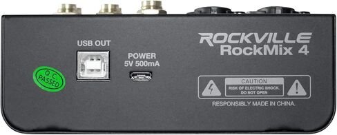 Rockville RockMix 4 USB Computer Recording Interface/EQ 4-Channel Pro Mixer in Saudi Arabia