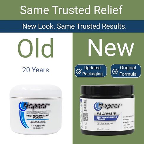 Psoriasis DEEP MOISTURIZING Pomade (Cream) - 4 Oz -1.6% Coal Tar Calms Skin While Softening Scales and plaques - Salicylic Acid exfoliates Skin in Saudi Arabia