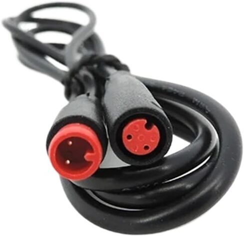 1 meter M6 2 3 5 pin core male to 2 female docking cable plug connector scooter brake proof 6mm(5pin) in Saudi Arabia