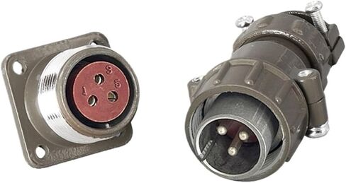 P20 series connectors 2.3.4.5.7 pin 20mm plug and socket P20K2Q P20J2Q female male(P20J2Q 2Pin) in Kuwait