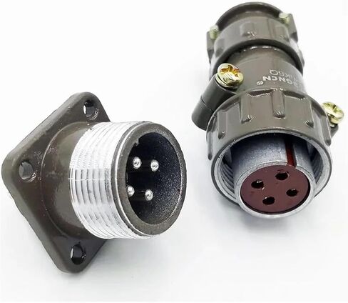 P20 series connectors 2.3.4.5.7 pin 20mm plug and socket P20K2Q P20J2Q female male(P20J2Q 2Pin) in Saudi Arabia