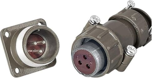 P20 series connectors 2.3.4.5.7 pin 20mm plug and socket P20K2Q P20J2Q female male(P20J2Q 2Pin) in Saudi Arabia
