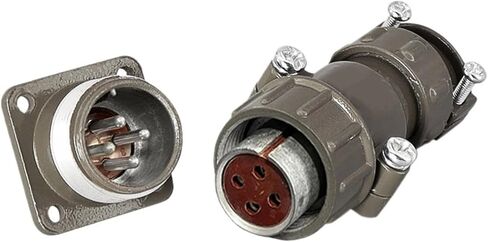 P20 series connectors 2.3.4.5.7 pin 20mm plug and socket P20K2Q P20J2Q female male(P20J2Q 2Pin) in Saudi Arabia