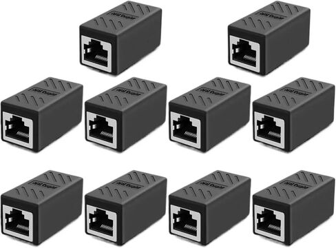 5/10/20/30 pcs RJ45 couplers for Cat7/Cat6/Cat5e/Cat5 cable extension connectors(30PCS) in Saudi Arabia