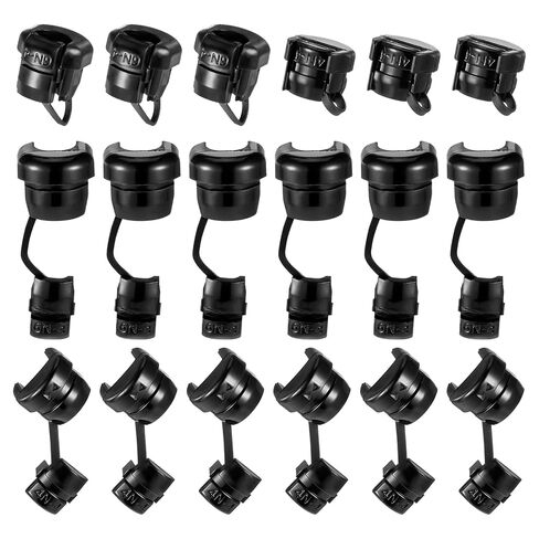 40 PCS Strain Relief Cord Connector, Power Cord Strain Relief Round, 6N-4 4N-4 Nylon Insulation Cable Bush Grommet, Electric Cable Protection Cord Buckle for Electrified Railways Power Network Wire in Saudi Arabia