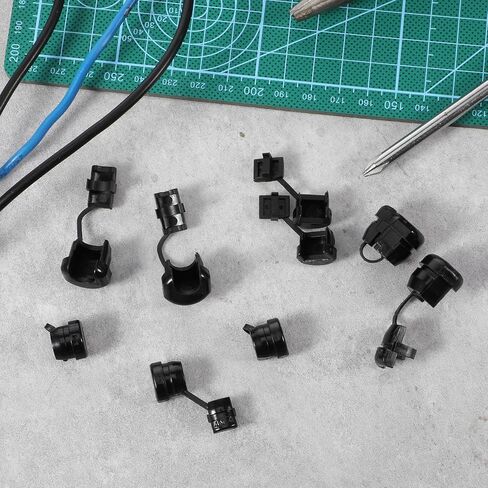 40 PCS Strain Relief Cord Connector, Power Cord Strain Relief Round, 6N-4 4N-4 Nylon Insulation Cable Bush Grommet, Electric Cable Protection Cord Buckle for Electrified Railways Power Network Wire in Saudi Arabia