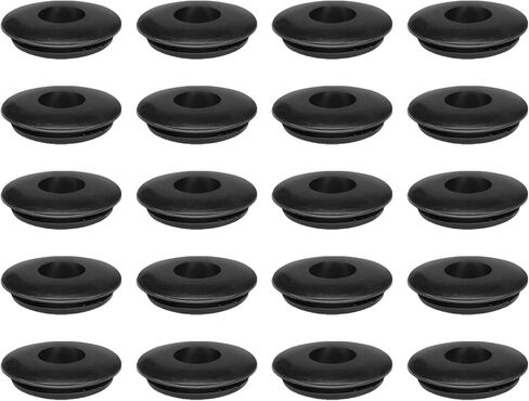 M6 Rubber Washers, O-Ring Grommets Kit Rubber Gasket Bushings Replacement Universal for Motorcycle Fairing Cowling Side Cover Round Holes Washers, Fit for Honda Yamaha Suzuki Cross (20 PCS) in Saudi Arabia