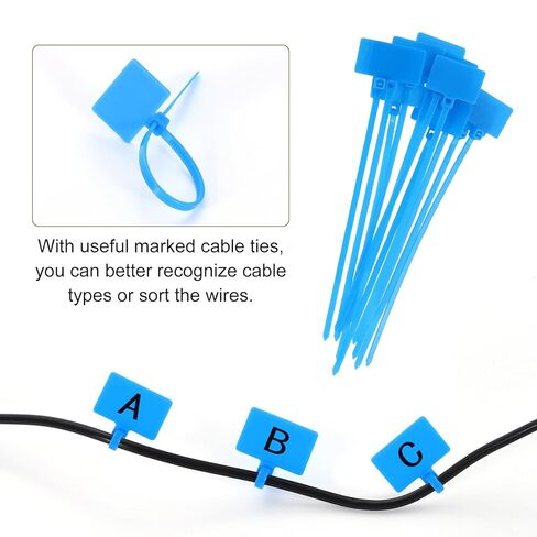 uxcell 6Pcs Desk Grommets, 1" (25mm) ABS Plastic Cable Hole Cover Wire Cord Organizer with Marked Cable Ties for Home Office Desktop Wire, Gold in Saudi Arabia