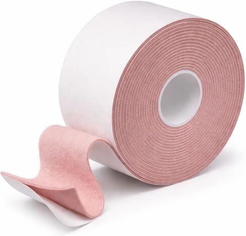 شريط موليسكين للأقدام مقاس 2 بوصة × 15 قدم - موليسكين للبثور، بكرة حماية شديدة التحمل من البثور، بطانة قدم لاصقة ناعمة للمشي لمسافات طويلة والجري وأحذية العمل وتخفيف مسامير القدم والبقع الساخنة in Kuwait