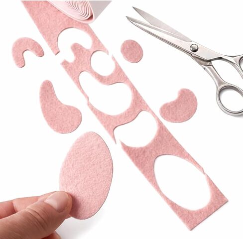 شريط موليسكين للأقدام مقاس 2 بوصة × 15 قدم - موليسكين للبثور، بكرة حماية شديدة التحمل من البثور، بطانة قدم لاصقة ناعمة للمشي لمسافات طويلة والجري وأحذية العمل وتخفيف مسامير القدم والبقع الساخنة in Kuwait