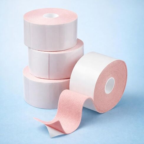 شريط موليسكين للأقدام مقاس 2 بوصة × 15 قدم - موليسكين للبثور، بكرة حماية شديدة التحمل من البثور، بطانة قدم لاصقة ناعمة للمشي لمسافات طويلة والجري وأحذية العمل وتخفيف مسامير القدم والبقع الساخنة in Kuwait